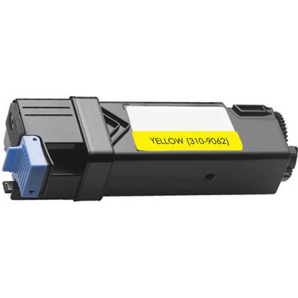 Toner Cartridge 310-9062 Yellow compatible with Dell 1320 and 1320c printers, high-yield 2000 pages.