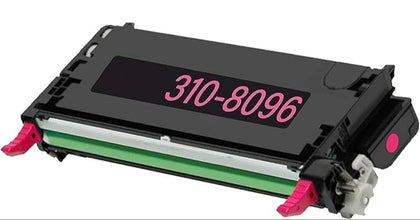 Dell 310-8096 magenta toner cartridge compatible with 3110cn and 3115cn printers, high-yield 8,000 pages for vibrant color prints