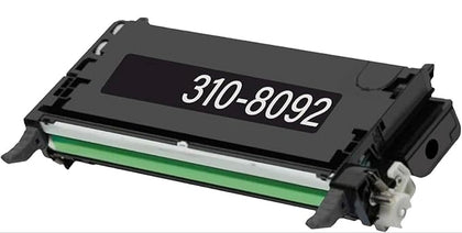 Dell 310-8092 black toner cartridge compatible with 3110cn and 3115cn printers, high-yield 8,000 pages