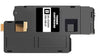 Black Toner Cartridge 593-BBJX compatible with Dell E525W printer, 2,000-page yield.