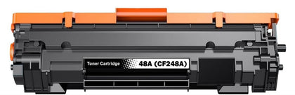 CF248A black toner cartridge compatible with HP M15, M28, M29 printers, standard yield 1,000 pages.