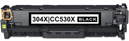 CC530X (304X) Black Toner Cartridge Compatible for HP LaserJet CP2025, CM2320, M476 and Canon 118, 4000 pages
