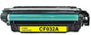 Toner Cartridge CF032A (646A) Yellow Compatible for HP LaserJet Color CM4540 Series, 12,500 pages.