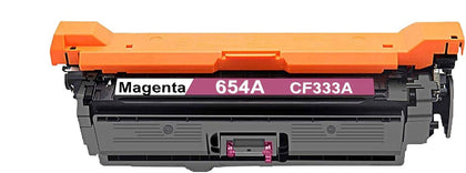 Toner Cartridge CF333A (654A) Magenta Compatible for HP Color LaserJet M651, 15,000 pages