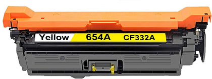 Toner Cartridge CF332A (654A) Yellow Compatible for HP Color LaserJet M651, 15,000 pages