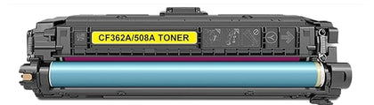 Toner Cartridge CF362A (508A) Yellow Compatible for HP Color LaserJet Enterprise M533x, M553dn, M553n, 5,000 pages