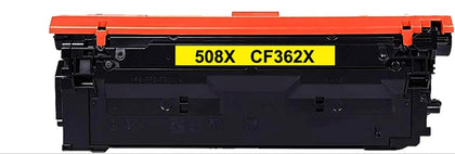 Toner Cartridge CF362X (508X) Yellow Compatible for HP Color LaserJet Enterprise M552, M553, 9,500 pages