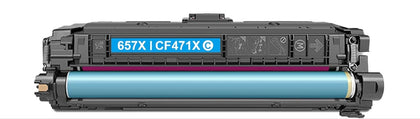 CF471X (657X) Cyan Compatible Toner Cartridge for HP Color LaserJet Enterprise Flow M681, M682 – 23,000 pages