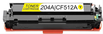 CF512A (204A) Yellow Toner Cartridge Compatible for HP Color LaserJet Pro M154, M180, M181 – 900 pages