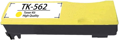 Compatible Kyocera TK-562 yellow toner cartridge, 10000 pages for FS C5300, C5300DN, C5350, C5350DN printers.