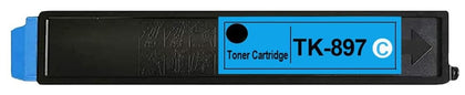 Toner Cartridge TK-897 Cyan Compatible for Kyocera Printer, 6000 pages high-quality replacement