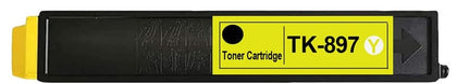 TK-897 Yellow Toner Cartridge Compatible for Kyocera FS C8520, C8525, TASKalfa 205c, 255c – 6000 pages