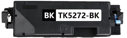 TK-5272 Black Toner Cartridge for Kyocera ECOSYS P6230, M6230, M6630. Yields 8,000 pages with sharp, reliable, and cost-effective printing results.