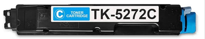 Toner Cartridge TK-5272 Cyan Compatible for Kyocera Printer, 6000 pages