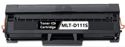 Samsung MLT-D111S black compatible toner cartridge, 1,000 pages for Samsung SL-M2020 and SL-M2070 printers.