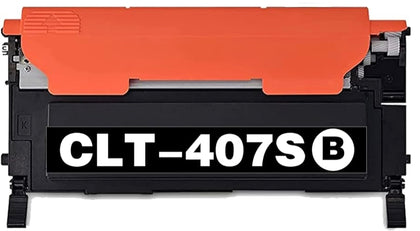 CLT-407S compatible black toner cartridge for Samsung printers, 1500 pages.