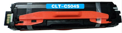 CLT-504S Cyan Compatible Toner Cartridge for Samsung CLP-415NW and CLX-4195FW, yields up to 1,800 pages.