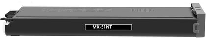 Sharp MX-51NT compatible black toner cartridge, high-yield 40,000 pages for MX-4110N, MX-5141N printers