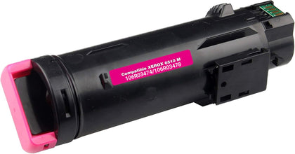 Magenta Toner Cartridge 106R03474/106R03478 Compatible for Xerox Phaser 6510 and WorkCentre 6515, 2400 pages