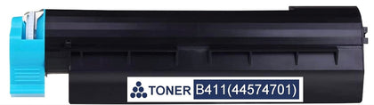 Toner Cartridge 44574701 Black Compatible for Oki Data B411 B411d B411dn B431 B431dn MB461, 4,000 pages