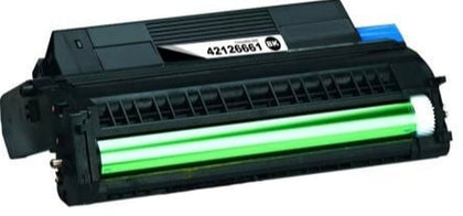 42126661/42126604 compatible black drum unit for Oki Data printers, 15,000 pages, fits C3100, C3200, C3200n, C5100, C5200, C1220 Type C6