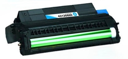 42126661/42126604 compatible cyan drum unit for Oki Data printers, 15,000 pages, fits C3100, C3200, C3200n, C5100, C5200, C1220 Type C6