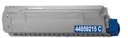 Cyan toner cartridge 44059215 compatible with Oki Data MC860 printer, 10,000 pages.