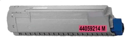 Magenta toner cartridge 44059214 compatible with Oki Data MC860 printer, 10,000 pages.