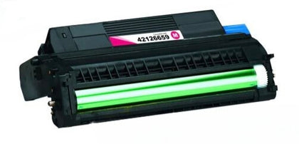 42126659/42126602 compatible magenta drum unit for Oki Data printers, 15,000 pages, fits C3100, C3200, C3200n, C5100, C5200, C1220 Type C6