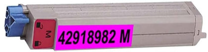Compatible Oki 42918982 Magenta Toner Cartridge for C9650 printers, 16000 pages