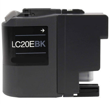 LC20E Black Compatible Ink Cartridge for Brother MFC-J5920DW, high yield 2400 pages, reliable and cost-effective printing solution.