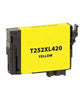T252XL420 Yellow Compatible Ink Cartridge for Epson WorkForce WF-3620/3640, high yield 1100 pages