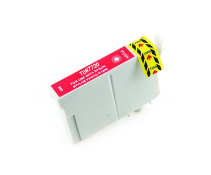 Compatible Epson T087720 Red Ink Cartridge, 915 pages, for Stylus Photo R1900 printer.