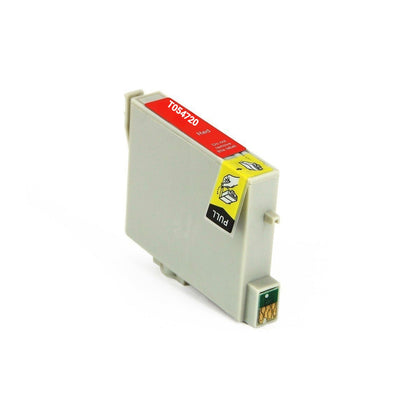 Compatible Epson T054720 Red Ink Cartridge, 400 pages, for Stylus Photo R800 and R1800 printers.