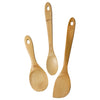 J33-2018, 3-Piece Stir Fry Set Joyce Chen, Burnished Bamboo Wok Utensils