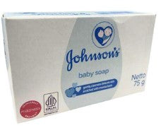 Johnson & Johnson Baby Soap Regular 75g bars, case of 96.