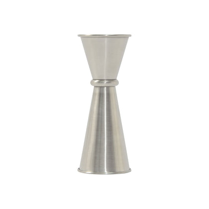 Japanese-style stainless steel jigger 1oz/1.25oz, slim, dual-sided, durable, corrosion-resistant, easy to clean, accurate bar tool. (Packed By: 300 Each Per Case), not a set.