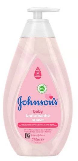 Johnson's Baby Soft Wash, 750ml, Case of 12 gentle cleanser for soft, smooth, and healthy baby skin.