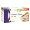 Jumbo Pack Zip Seal Sandwich Bags for food storage. Strong zip closure ensures freshness and prevents leaks. Perfect for sandwiches, snacks, meal prep, and organizing food or small non-food items