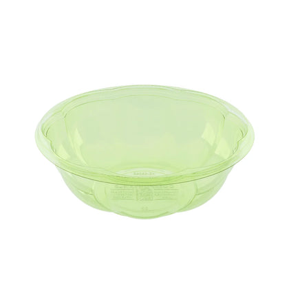 Green Disposable PLA Salad Container Bowls for Lunch & Meal Prep