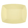 Natural Bamboo Disposable Stand Serving Takeout Container Food Boat Trays