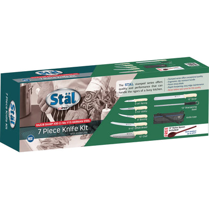 KWP-KIT1, 7-Piece Cutlery Set, KWP-30 to 121, K-12S, Knife bag