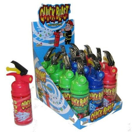 Kidsmania Quick Blast Sour Candy Spray Fire Extinguisher Bottle 12 Count