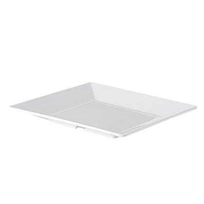 King Plate Square White 8
