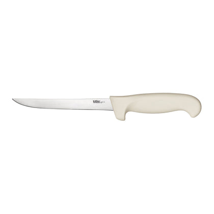Klinge 6-inch stamped boning knife with narrow flexible blade, ergonomic handle, lightweight build, durable and precise, packed 36 each per case for chefs, butchers, and commercial kitchens