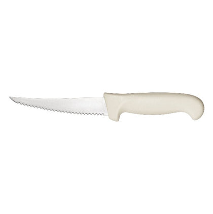 Klinge Stamped Utility Knife 5 inch with sharp stainless steel stamped blade and ergonomic non-slip handle, durable and rust-resistant, ideal for versatile kitchen cutting tasks. (Packed By: 36 Each Per Case).