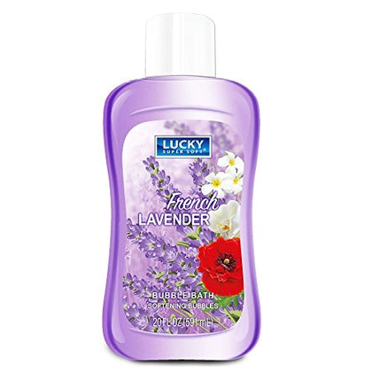 Lucky Super Soft French Lavender Bubble Bath offers a calming and aromatic escape, perfect for unwinding after a long day. This gentle, foaming bath soak helps relax your body and calm your mind, while nourishing your skin with every use. Ideal for a soothing evening routine, it transforms your bath into a peaceful retreat with a soft lavender scent.