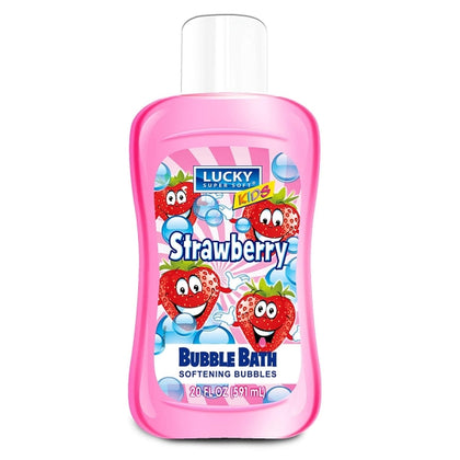 Lucky Super Soft Strawberry Bubble Bath offers a fun and fragrant bath time experience with softening bubbles and the sweet scent of fresh strawberries. Made in Turkey, this gentle bubble bath is formulated to help cleanse, soothe, and soften delicate skin while creating a tub full of rich, playful bubbles. Perfect for children, it turns bath time into a relaxing and enjoyable routine.