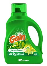 Gain 2X Concentrated Liquid Laundry Detergent, Original Boost Scent, 1.36L, Case of 6 – powerful clean with classic long-lasting freshness.