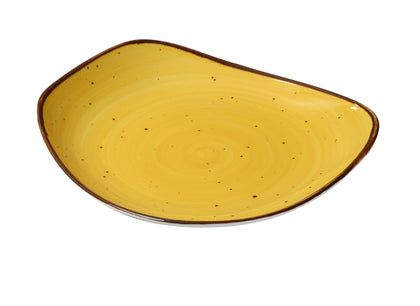 Yanco Plate LY-110YL is a stylish and durable addition to any tableware collection. Crafted from high-quality porcelain with a sleek glaze finish, this plate offers excellent resistance to mechanical damage and temperature changes. Its versatile design makes it ideal for serving soups, salads, pasta, and hot meals. The Lyon Yellow collection’s color-glazed finish enhances the presentation, making it a sophisticated choice for fine-dining restaurants, catered events, outdoor dining areas, and hotels. 